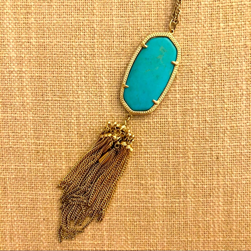 Kendra Scott Rayne Turquoise Necklace